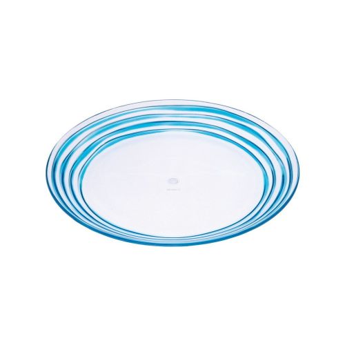 Designer Swirl 9" Acrylic Blue Dessert Plates Set of 4, Crystal Clear Unbreakable Acrylic Dessert Plates for All Occasions BPA Free Dishwasher Safe Designer Swirl 9" Acrylic Blue Dessert Plates Set of 4, Crystal Clear Unbreakable Acrylic Dessert Plates for All Occasions BPA Free Dishwasher Safe
